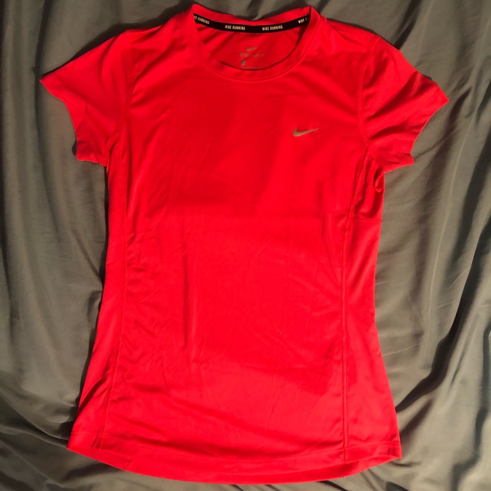 Fluorescent Pink Women’s Nike Dry Fit Shirt